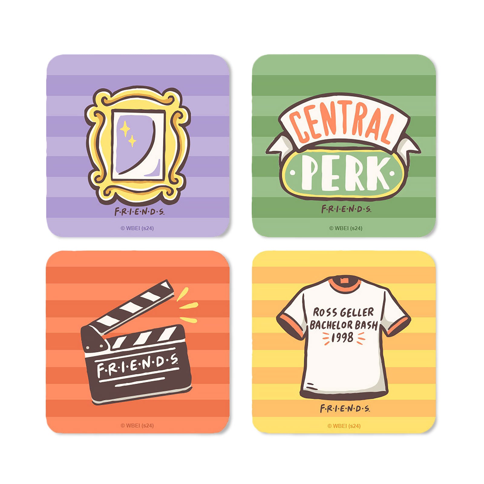 Image produit Set de 4 sous-verres Friends