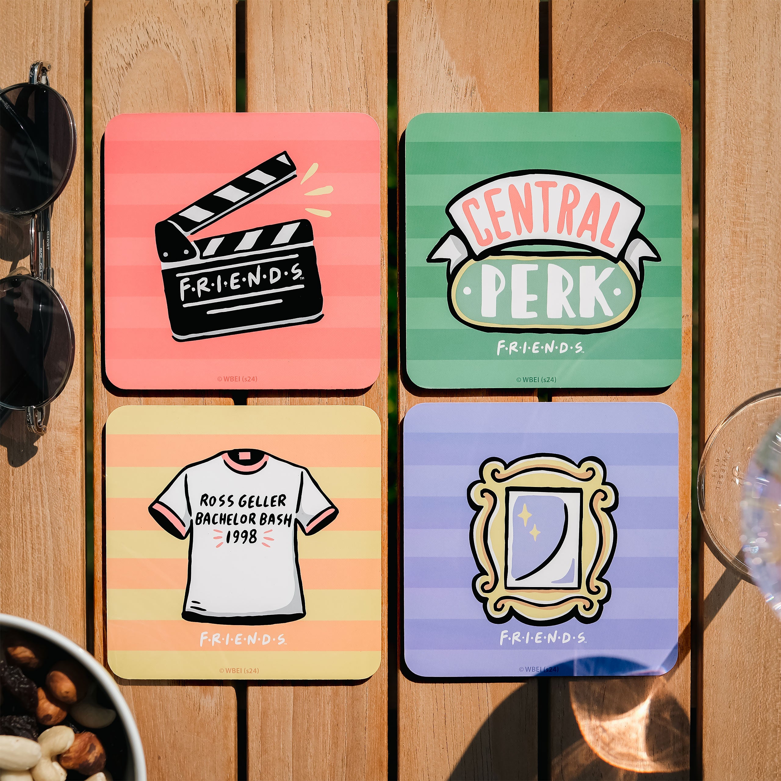 Image produit Set de 4 sous-verres Friends