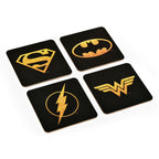 Image produit Set de 4 sous-verres DC Comics Logos