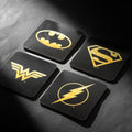 Image produit Set de 4 sous-verres DC Comics Logos