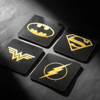 Image produit Set de 4 sous-verres DC Comics Logos