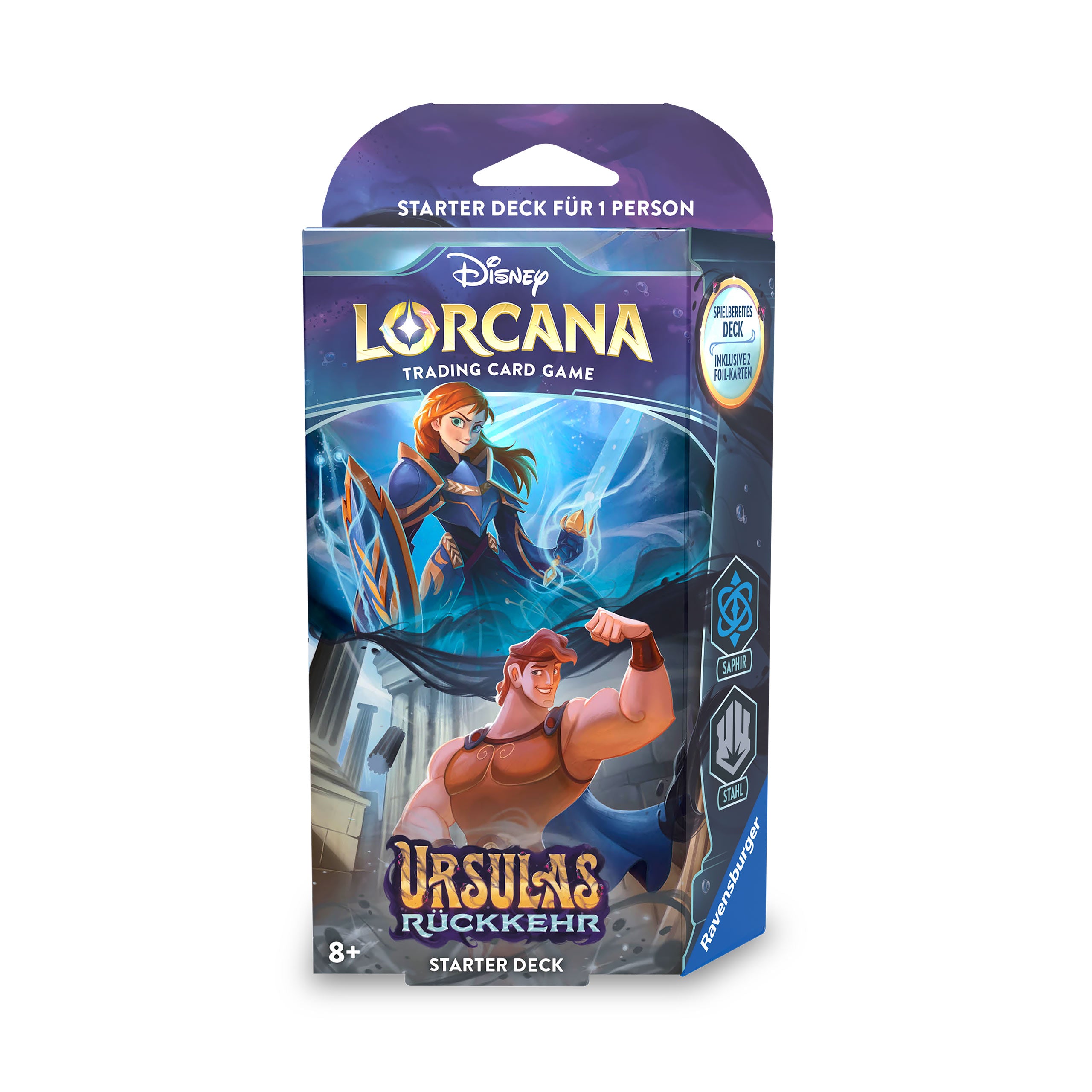 Image produit Disney Lorcana Saphir et Acier Starter Set - Le retour d'Ursula Jeu de Cartes à Collectionner