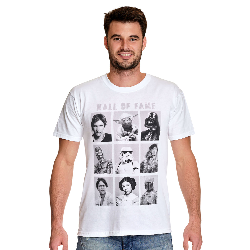 Image produit Star Wars - T-shirt blanc Hall of Fame
