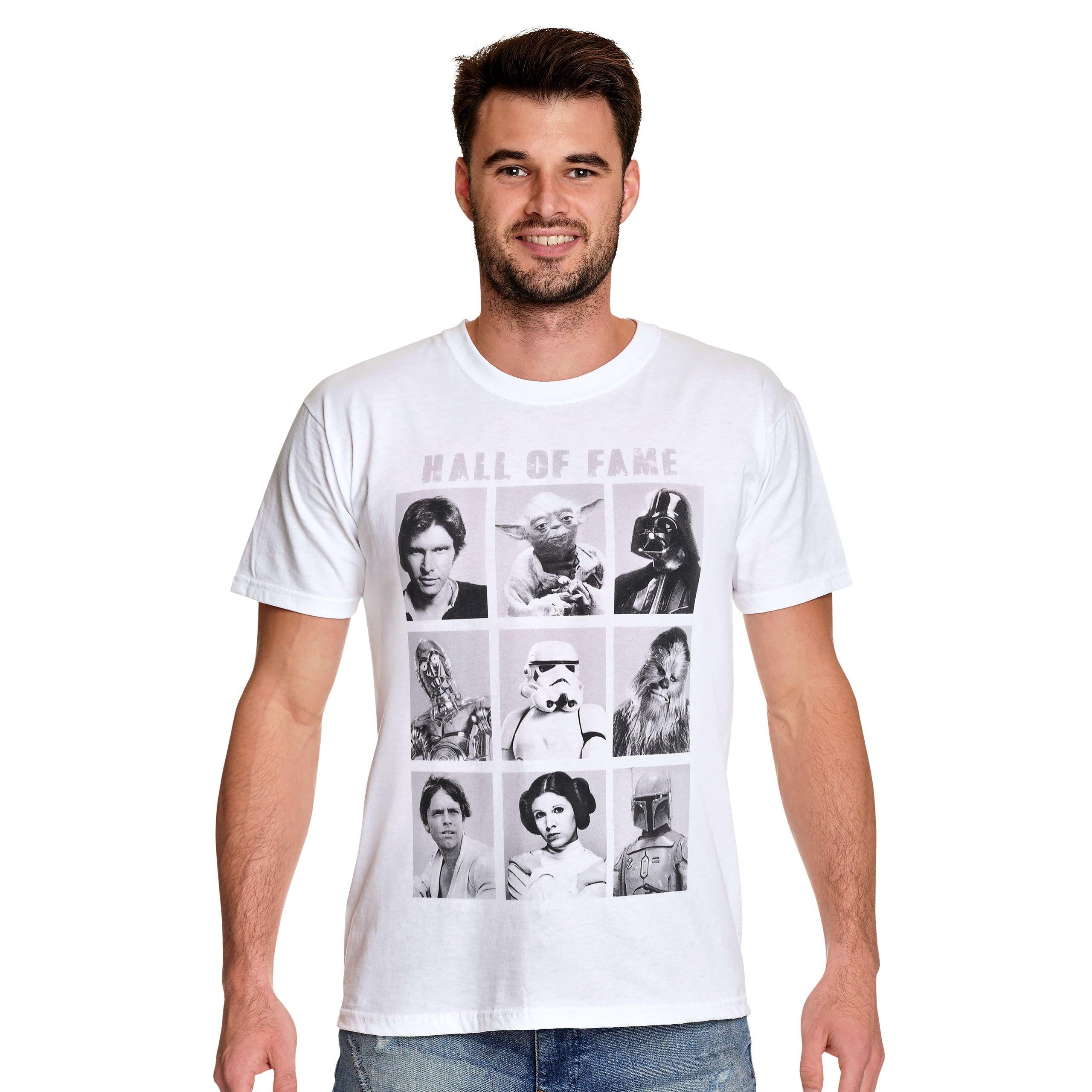 Image produit Star Wars - T-shirt blanc Hall of Fame