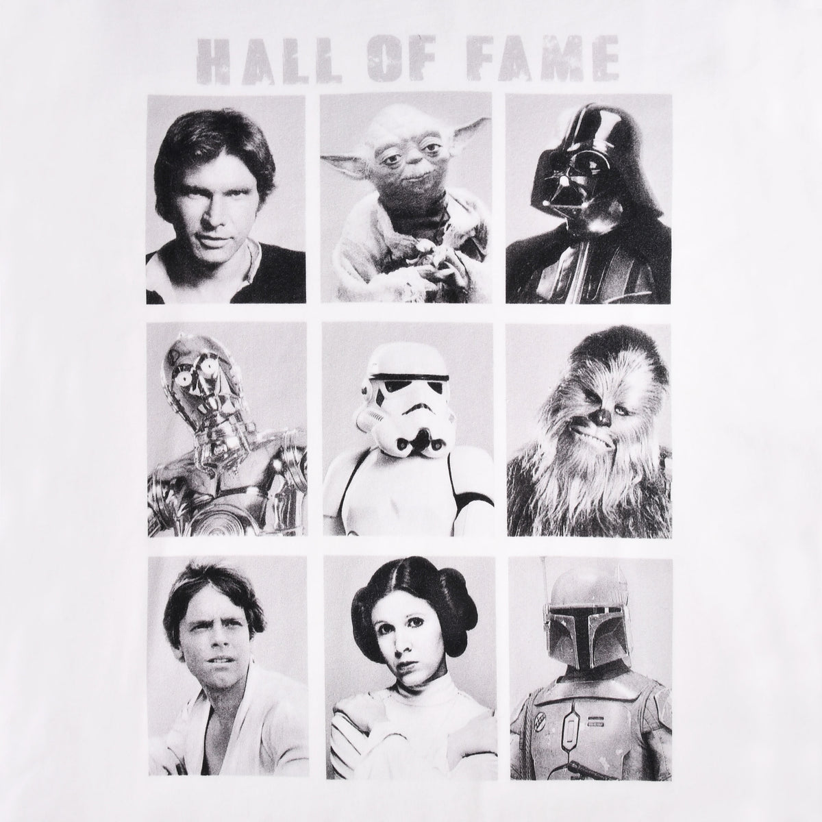 Image produit Star Wars - T-shirt blanc Hall of Fame