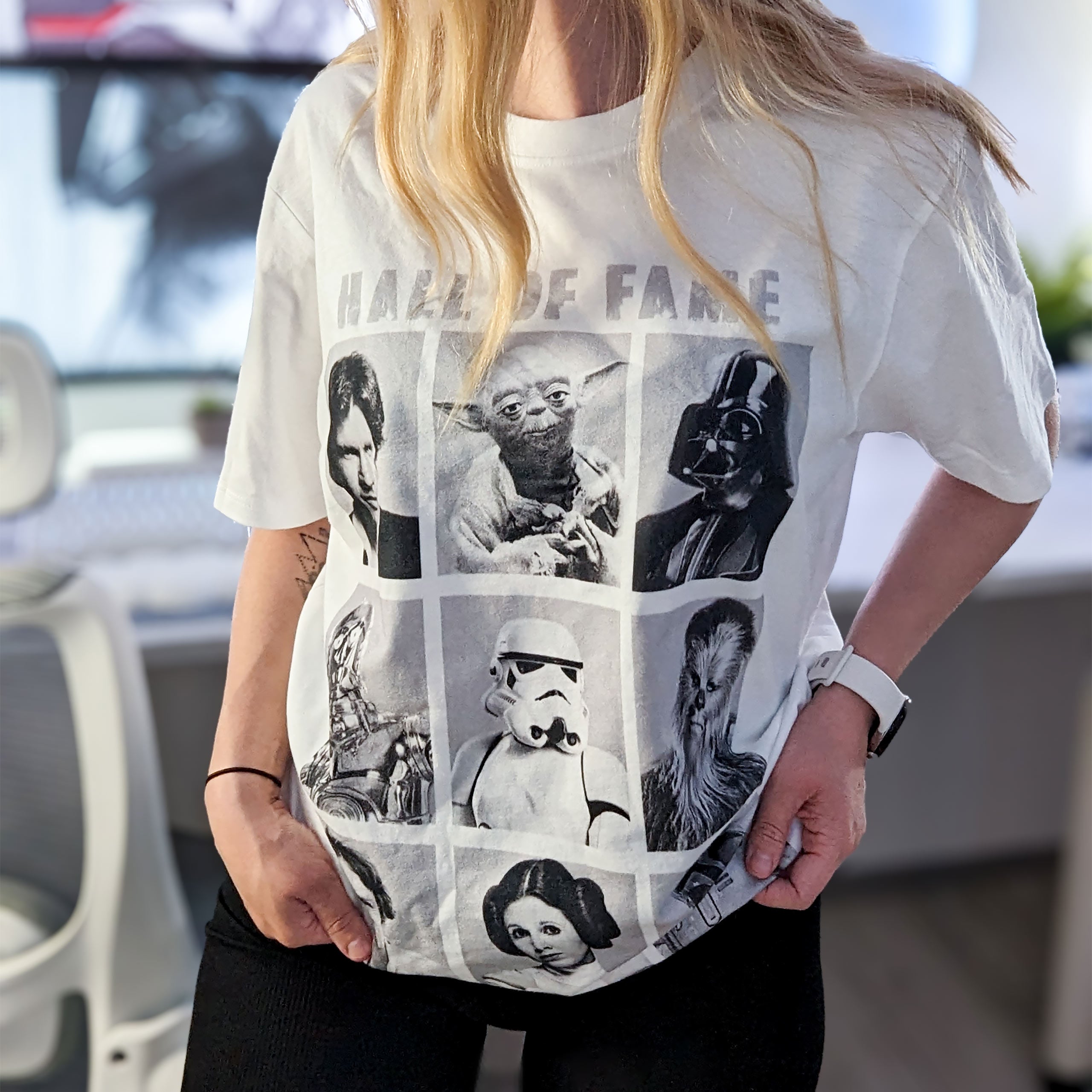 Image produit Star Wars - T-shirt blanc Hall of Fame