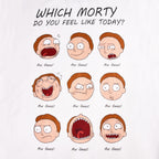 Image produit Rick et Morty - Émotion de Morty T-shirt blanc