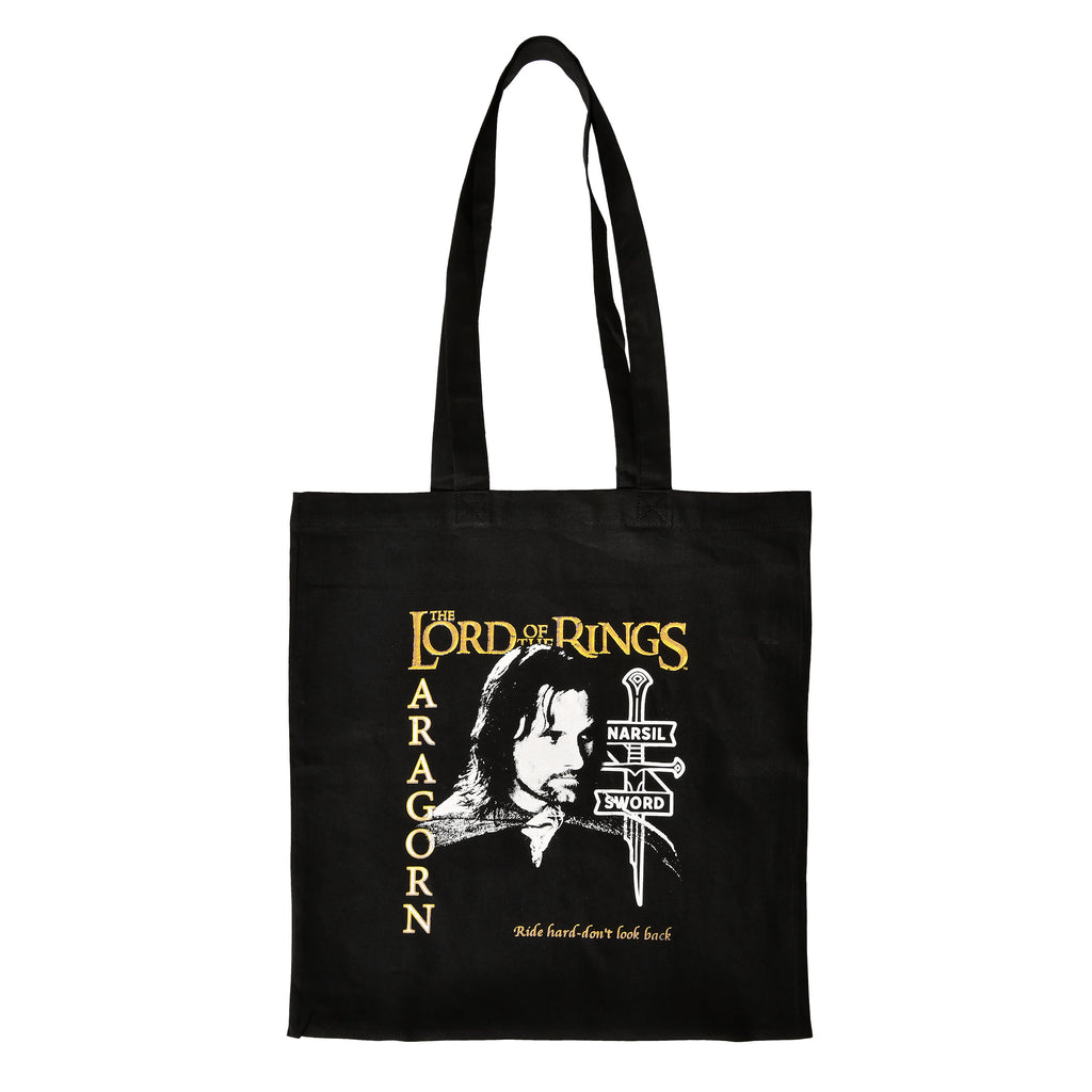 Image produit Le Seigneur des Anneaux - Sac en toile de jute Aragorn noir
