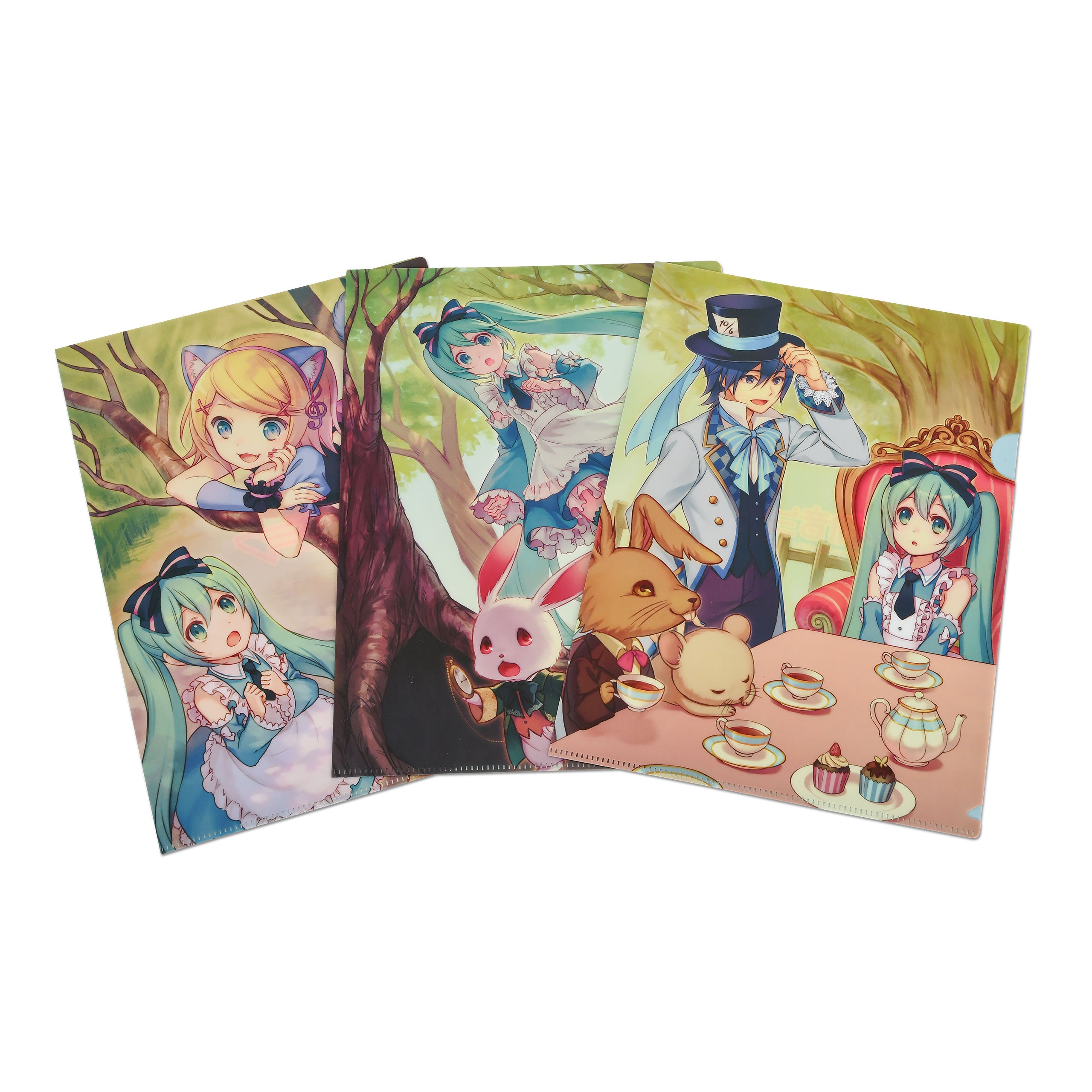 Image produit Vocaloid - Ensemble de 3 pochettes de documents Hatsune Miku