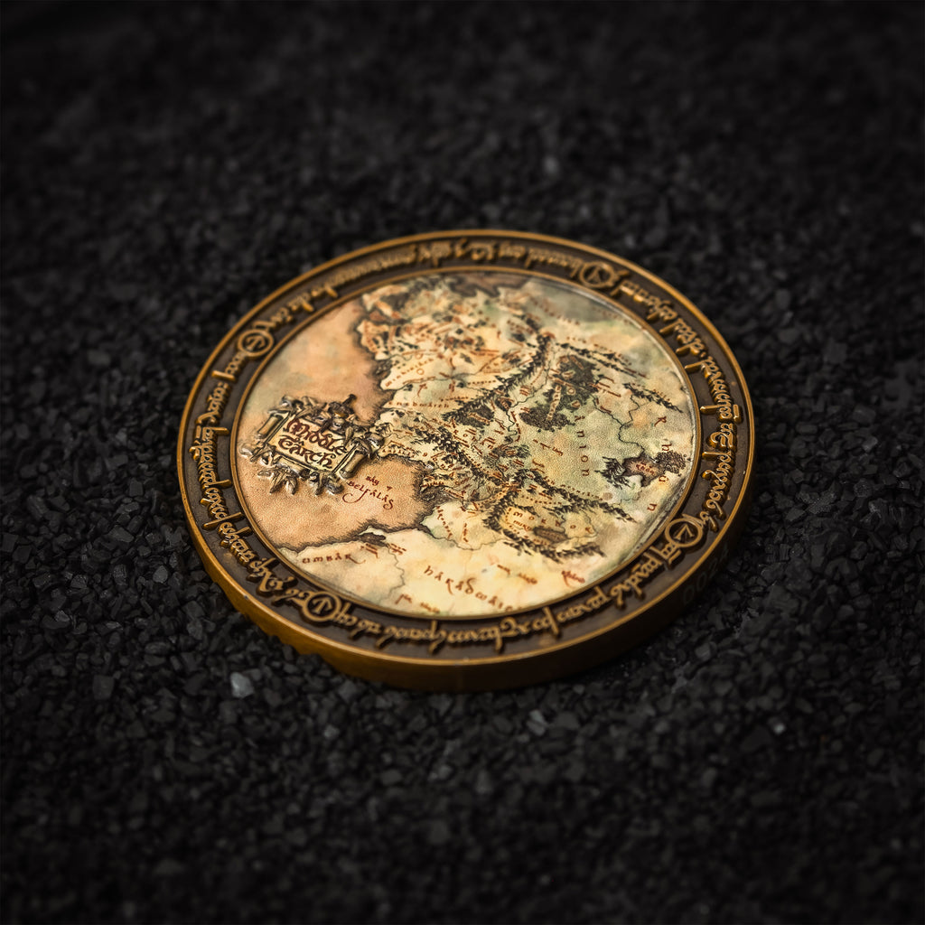 Image produit Le Seigneur des Anneaux - Pièce de collection limitée Carte de la Terre du Milieu