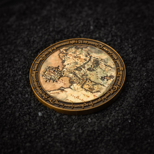 Image produit Le Seigneur des Anneaux - Pièce de collection limitée Carte de la Terre du Milieu