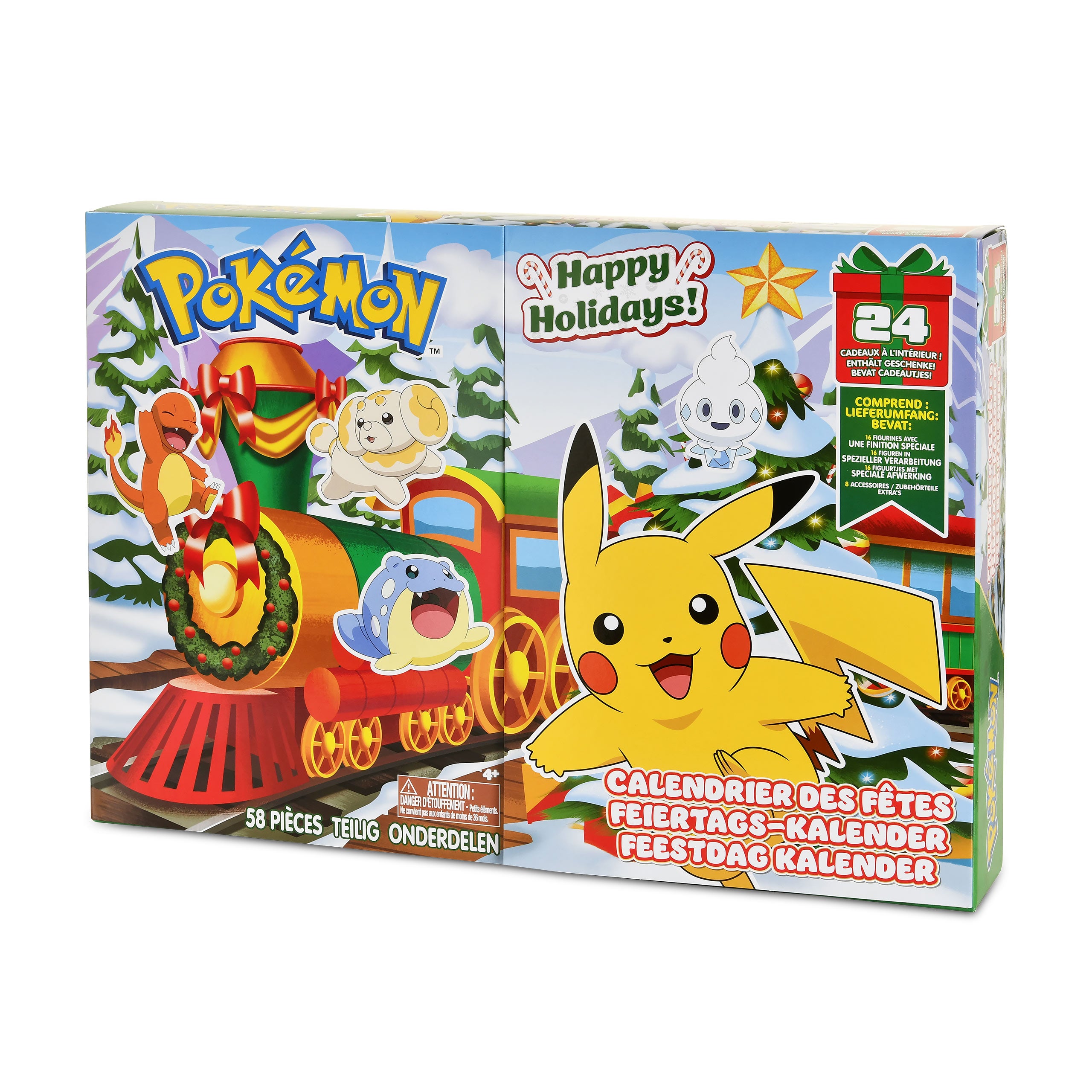 Image produit Calendrier de l'Avent Pikachu Happy Holidays - Pokemon
