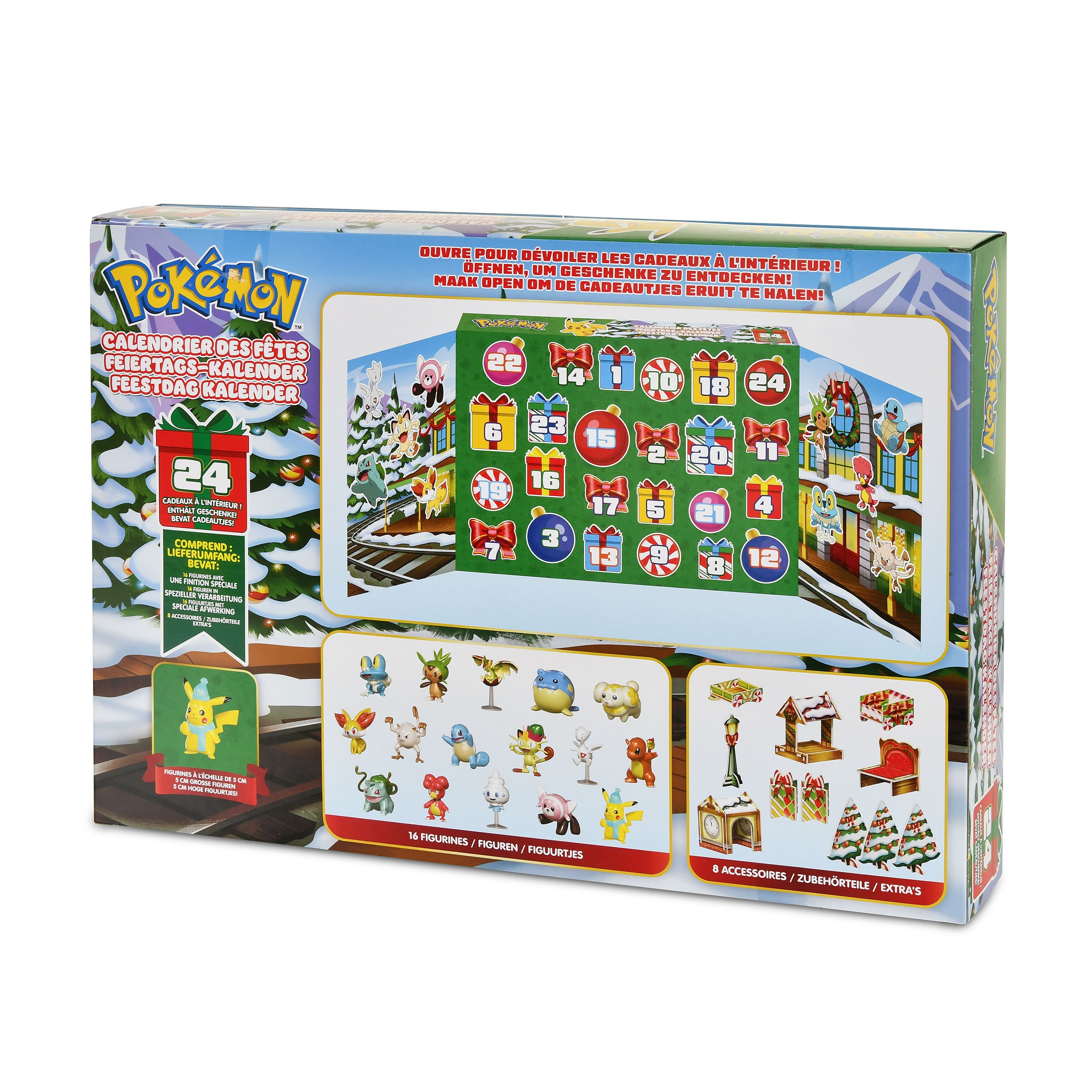 Image produit Calendrier de l'Avent Pikachu Happy Holidays - Pokemon