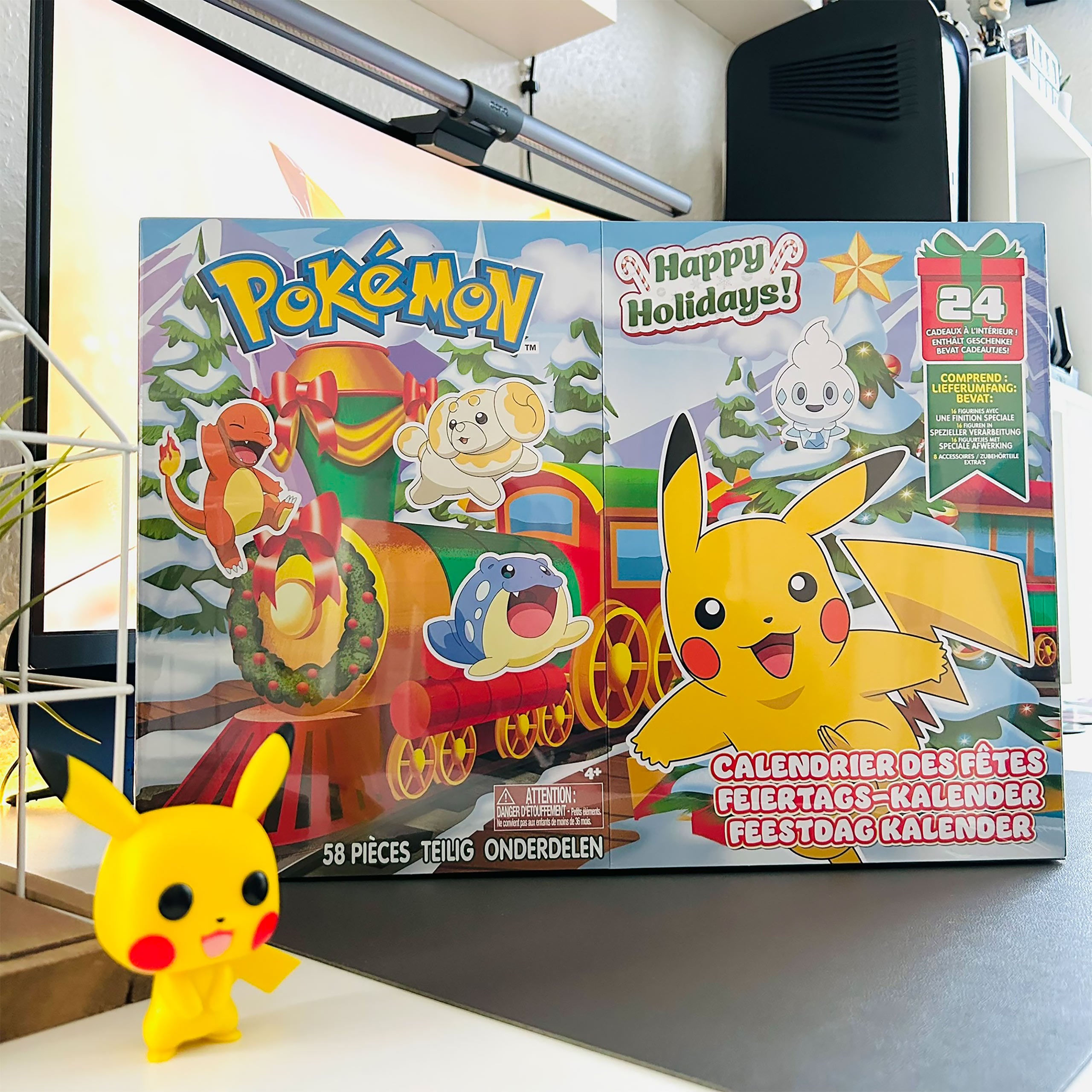 Image produit Calendrier de l'Avent Pikachu Happy Holidays - Pokemon
