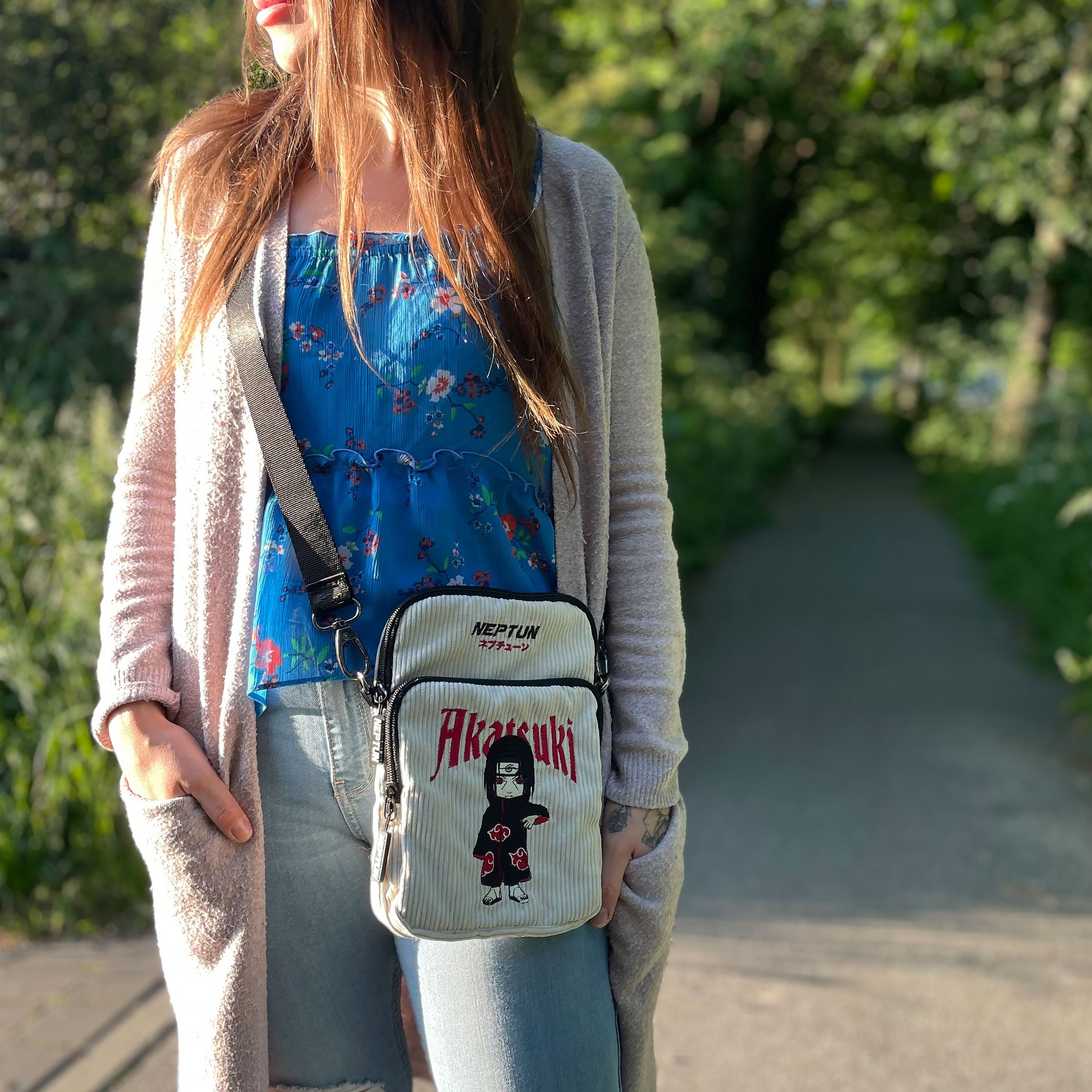 Image produit Naruto - Sac bandoulière Akatsuki beige