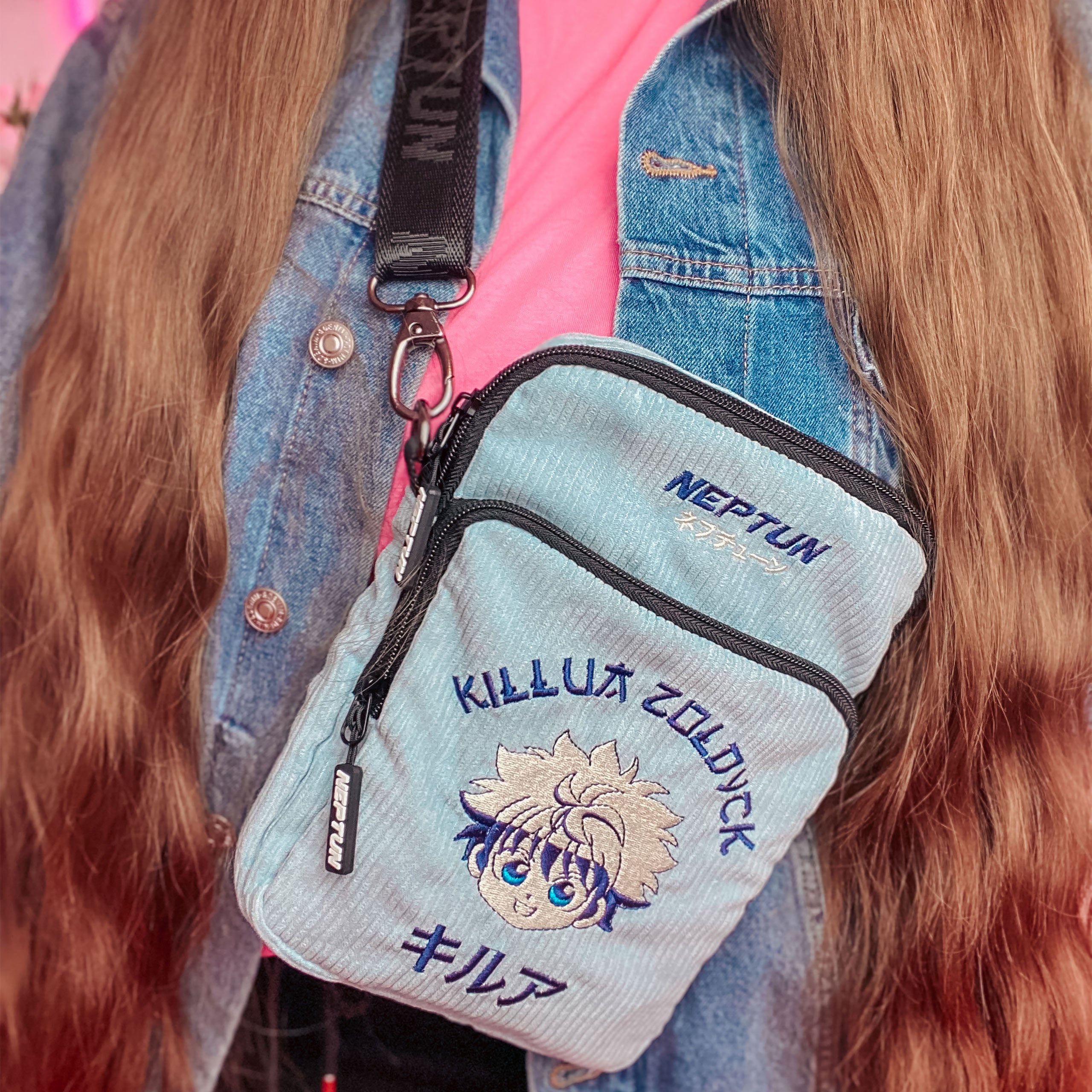 Image produit Hunter x Hunter - Sac bandoulière Killua bleu