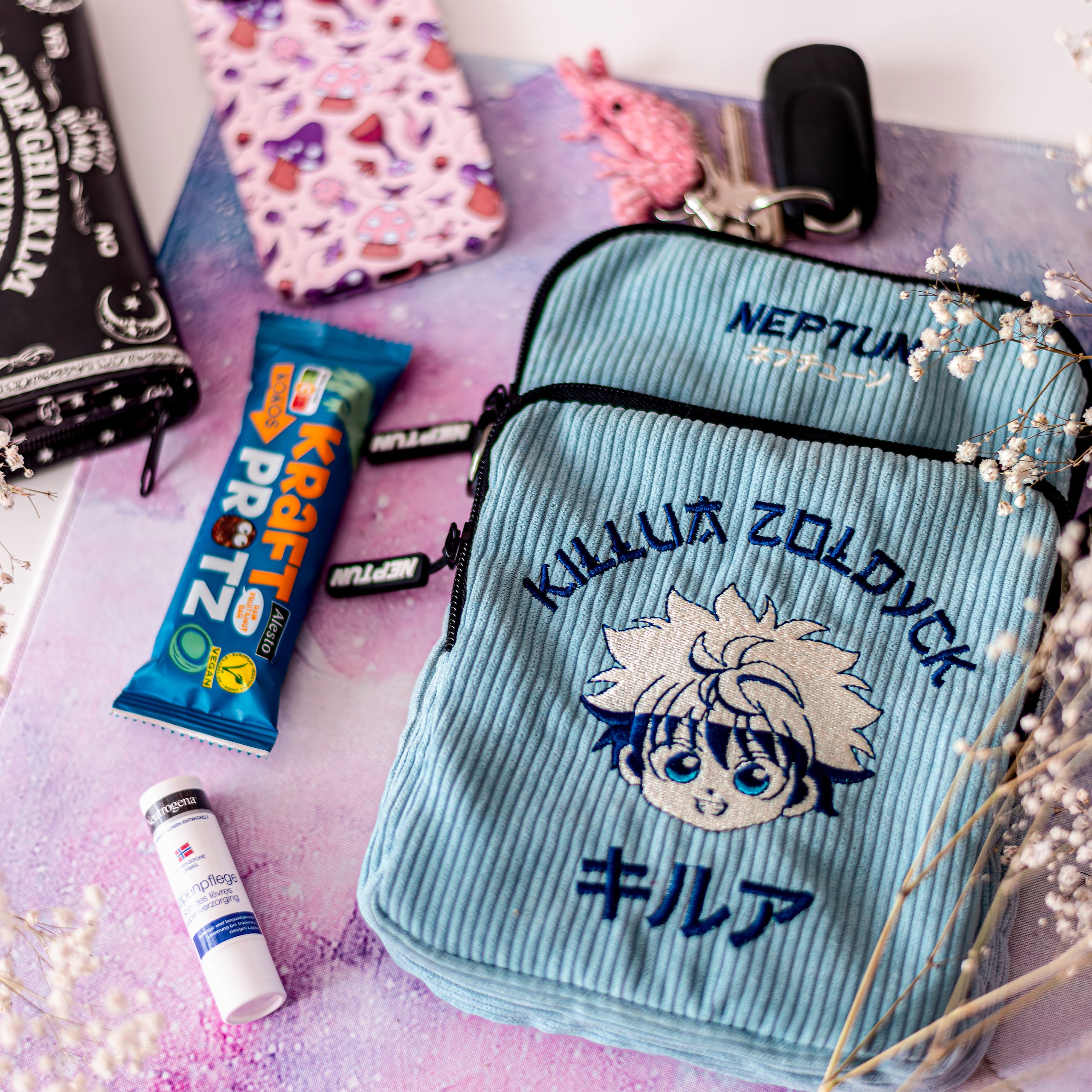 Image produit Hunter x Hunter - Sac bandoulière Killua bleu