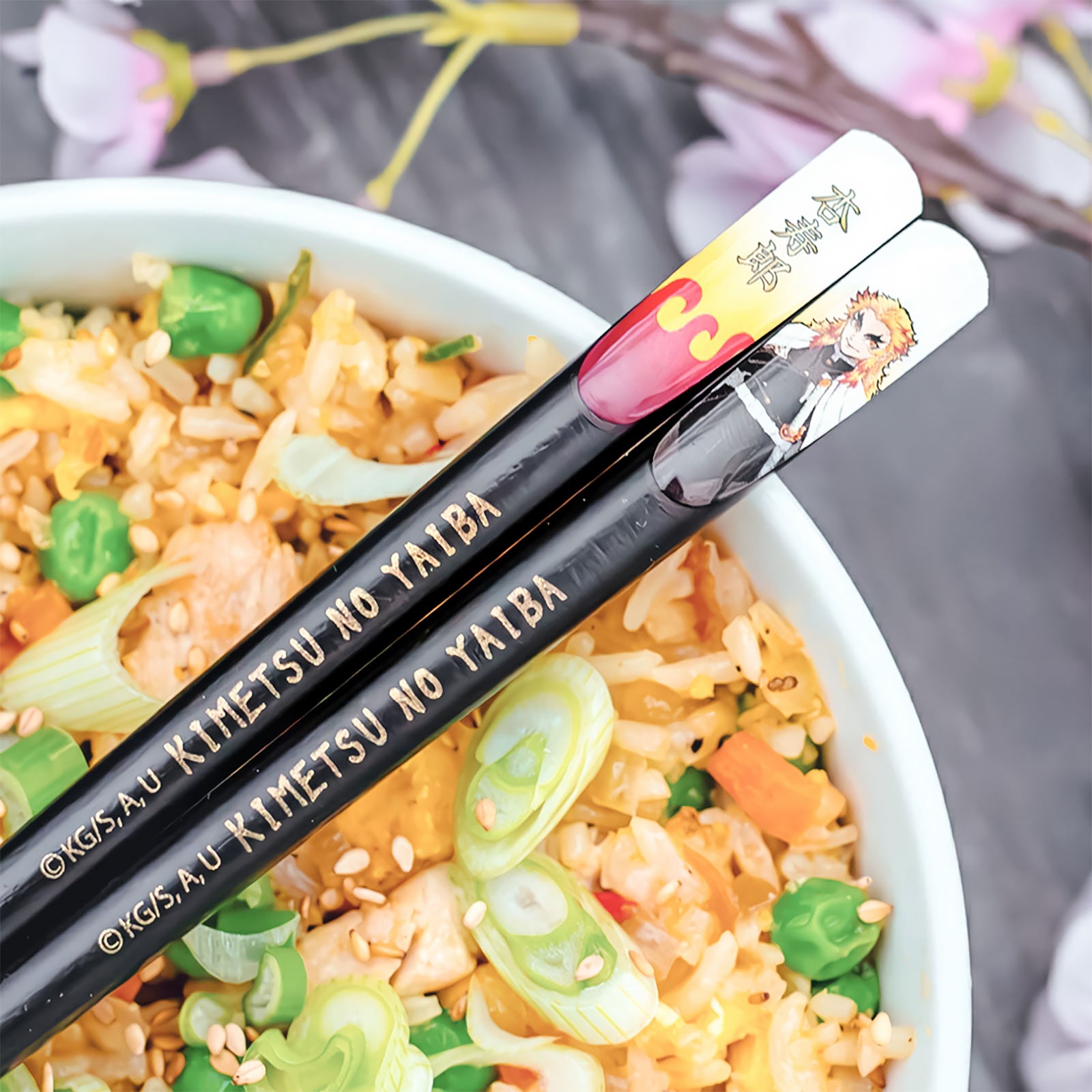 Image produit Demon Slayer - Baguettes noires Kyojuro Rengoku