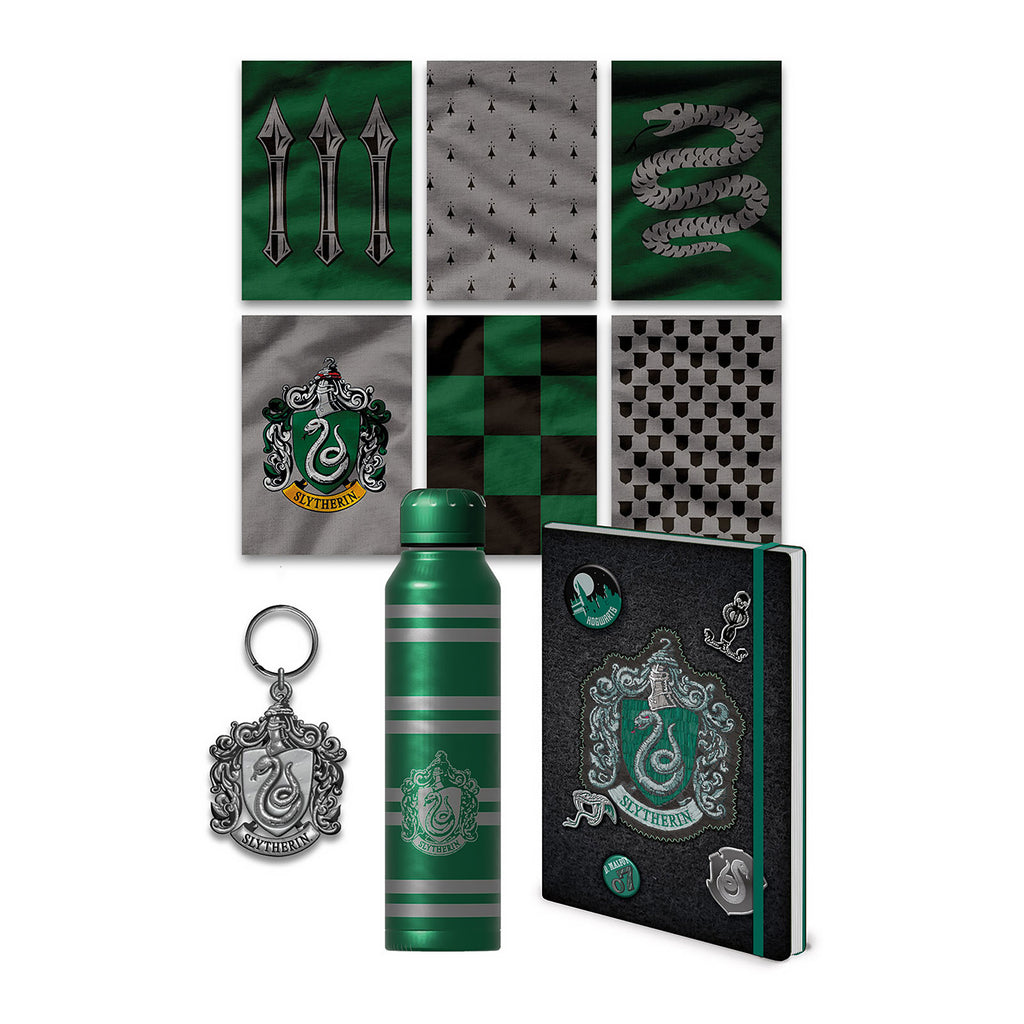 Image produit Harry Potter - Ensemble cadeau premium Serpentard dans une valise avec sangle de transport