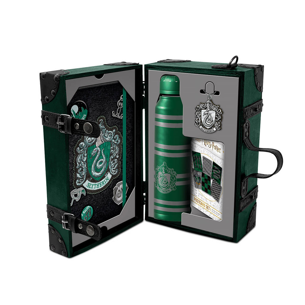 Image produit Harry Potter - Ensemble cadeau premium Serpentard dans une valise avec sangle de transport