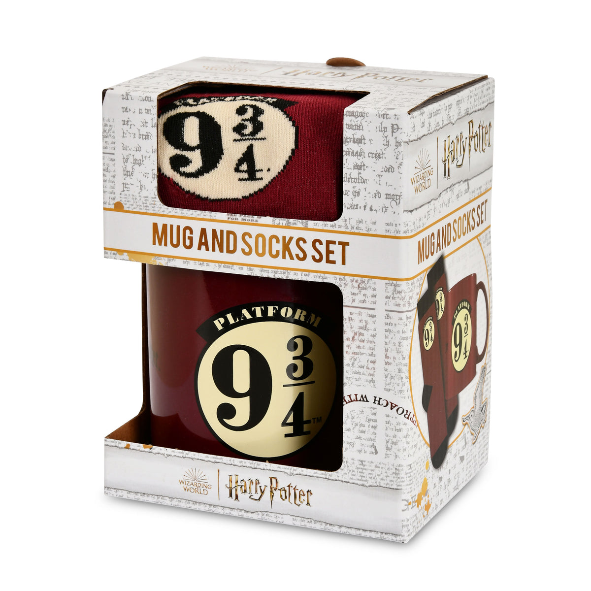 Image produit Harry Potter - Chaussettes et Tasse Quai 9 3/4