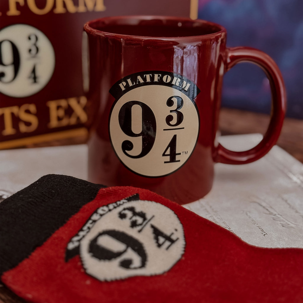 Image produit Harry Potter - Chaussettes et Tasse Quai 9 3/4