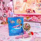 Image produit Sailor Moon - Broche de transformation & Stylo de transformation avec effets lumineux et sonores