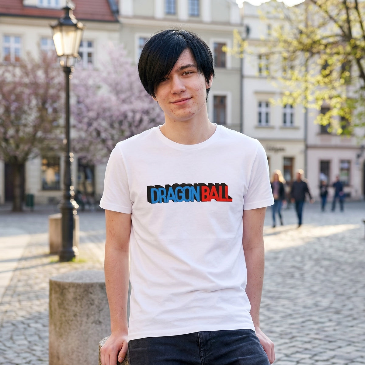 Image produit Dragon Ball - T-shirt Shenlong blanc