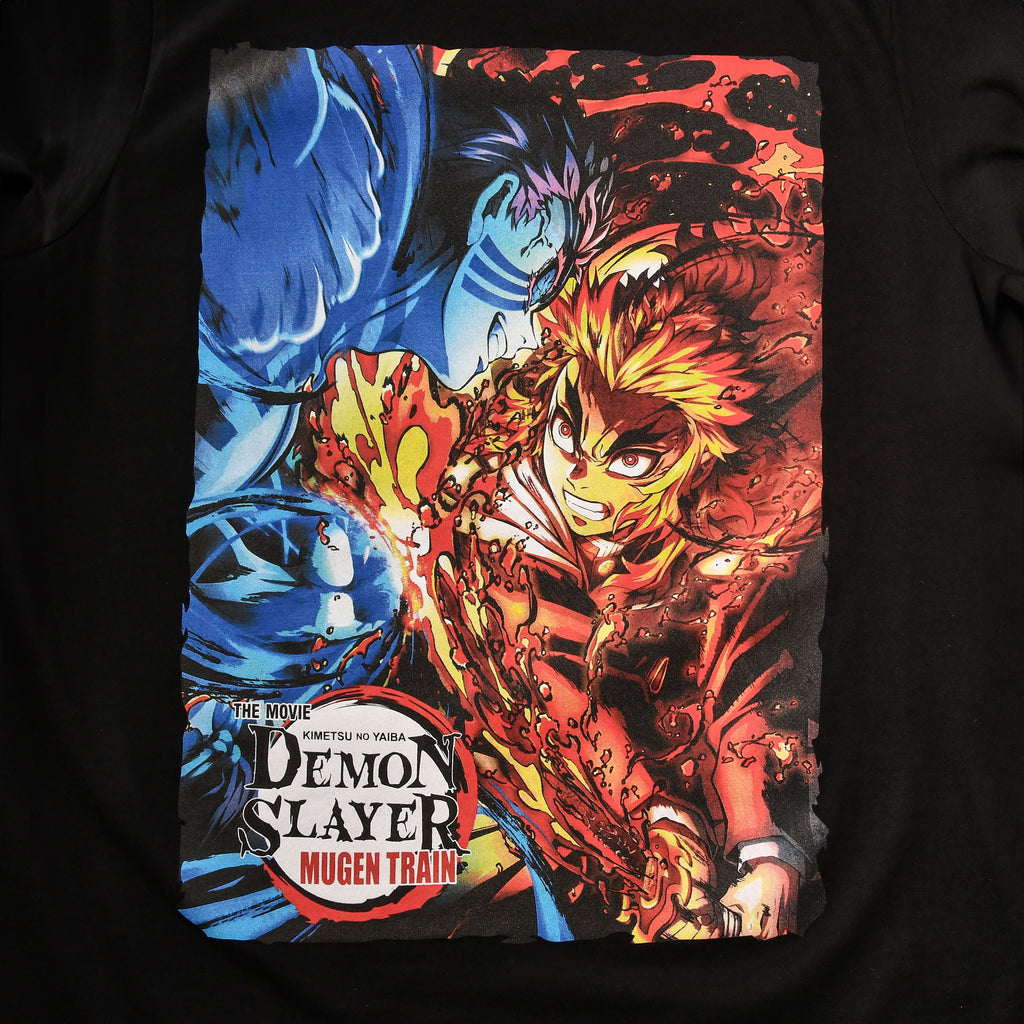 Image produit Demon Slayer - Rengoku vs. Akaza T-Shirt Noir