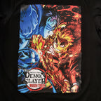 Image produit Demon Slayer - Rengoku vs. Akaza T-Shirt Noir