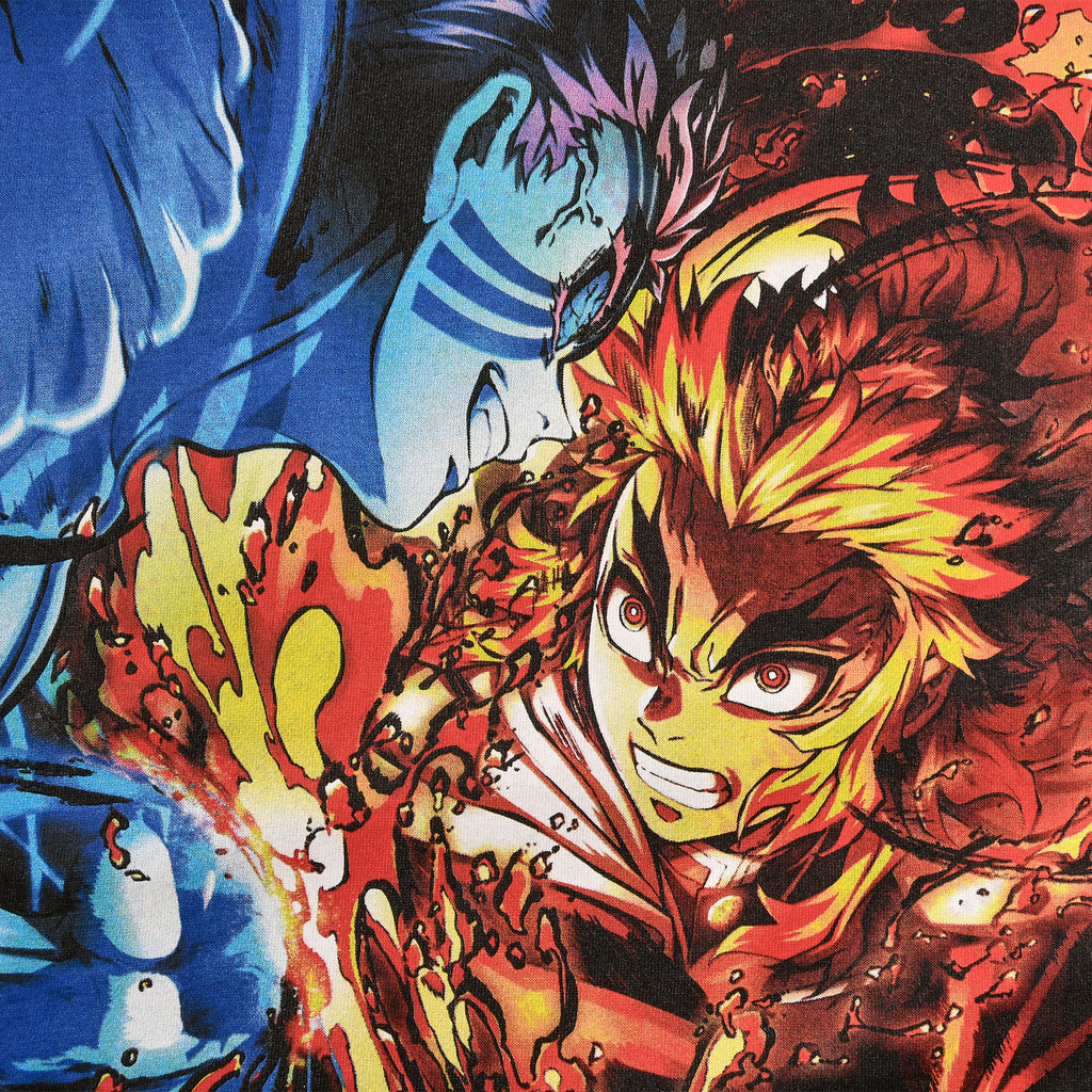 Image produit Demon Slayer - Rengoku vs. Akaza T-Shirt Noir
