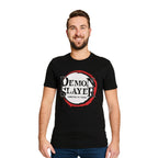 Image produit Demon Slayer - T-Shirt Logo Noir