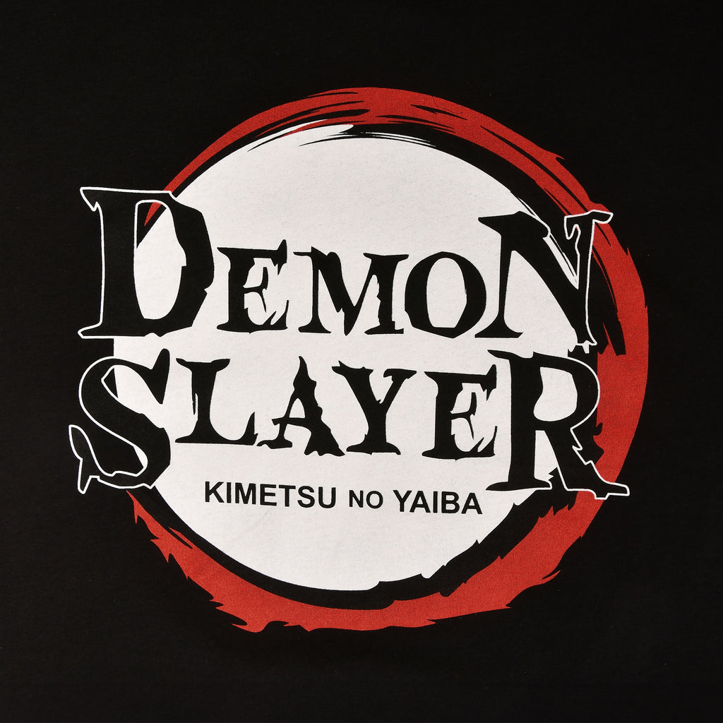 Image produit Demon Slayer - T-Shirt Logo Noir