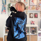 Image produit Yu-Gi-Oh! - Dragon Blanc aux Yeux Bleus Sweat à Capuche Noir