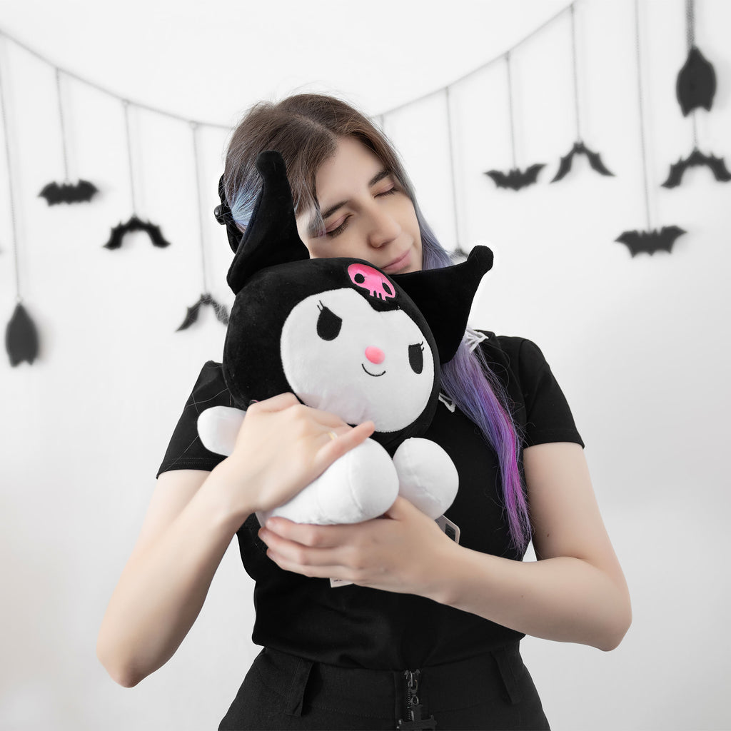 Image produit Sanrio - Figurine en peluche Kuromi Hello Kitty