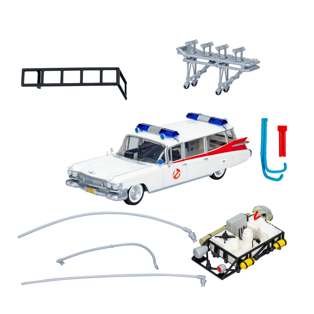 Image produit Ghostbusters - Ecto-1 Ensemble de Figurines d'Action 40ème Anniversaire