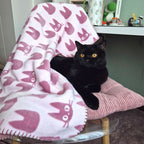 Product image Kiki’s Delivery Service - Jiji Silhouette Fleece Blanket with Teddy Fleece