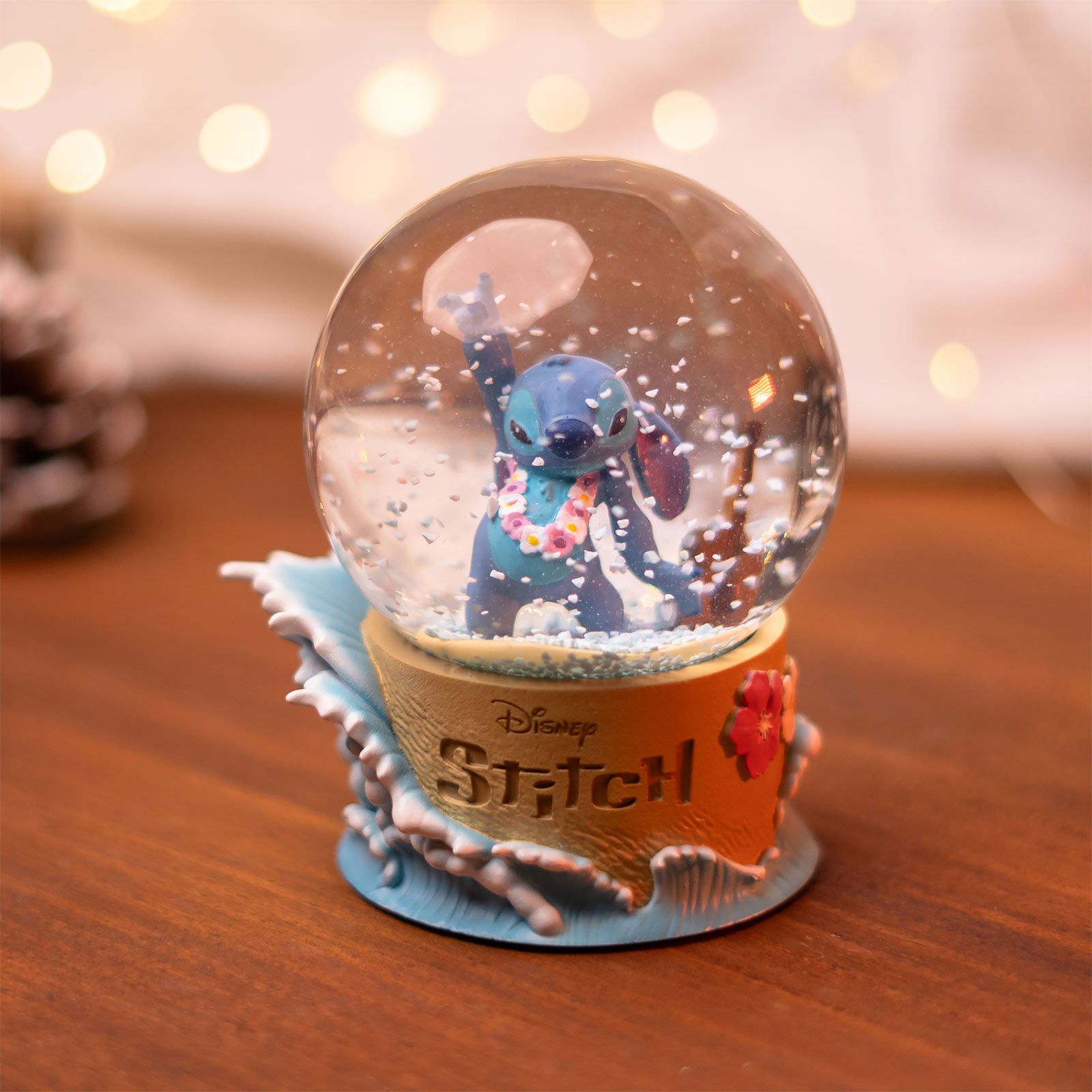 Image produit Stitch avec Ukulele Boule de neige - Lilo & Stitch