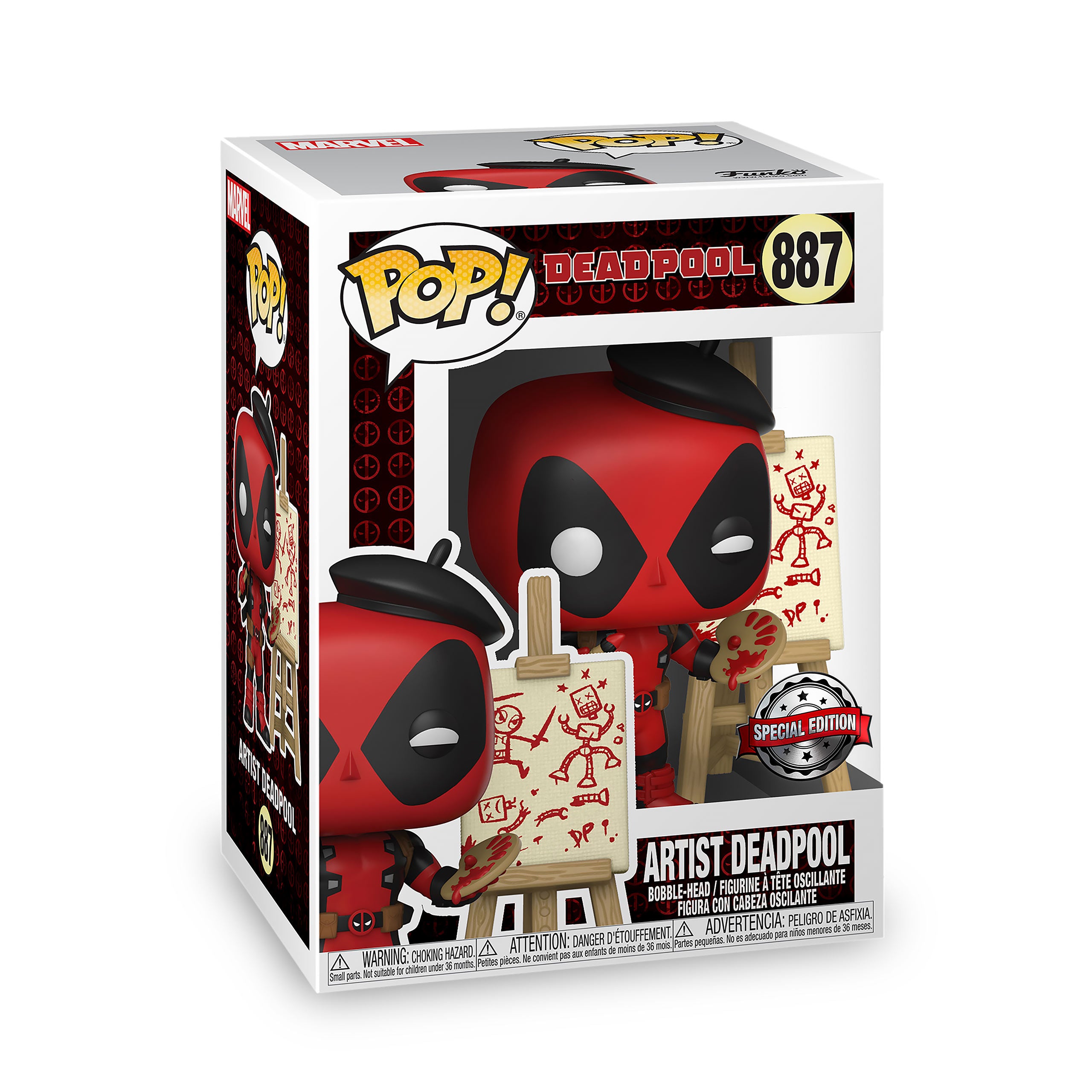 Image produit Deadpool - Figure Bobblehead Funko Pop d'Artiste