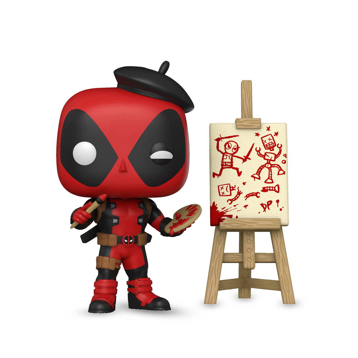 Image produit Deadpool - Figure Bobblehead Funko Pop d'Artiste
