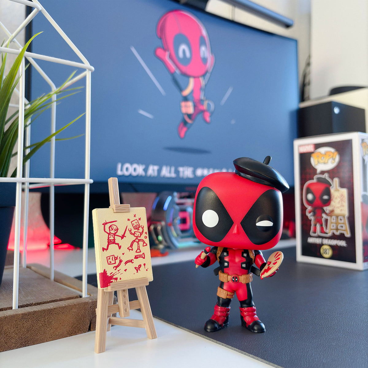 Image produit Deadpool - Figure Bobblehead Funko Pop d'Artiste
