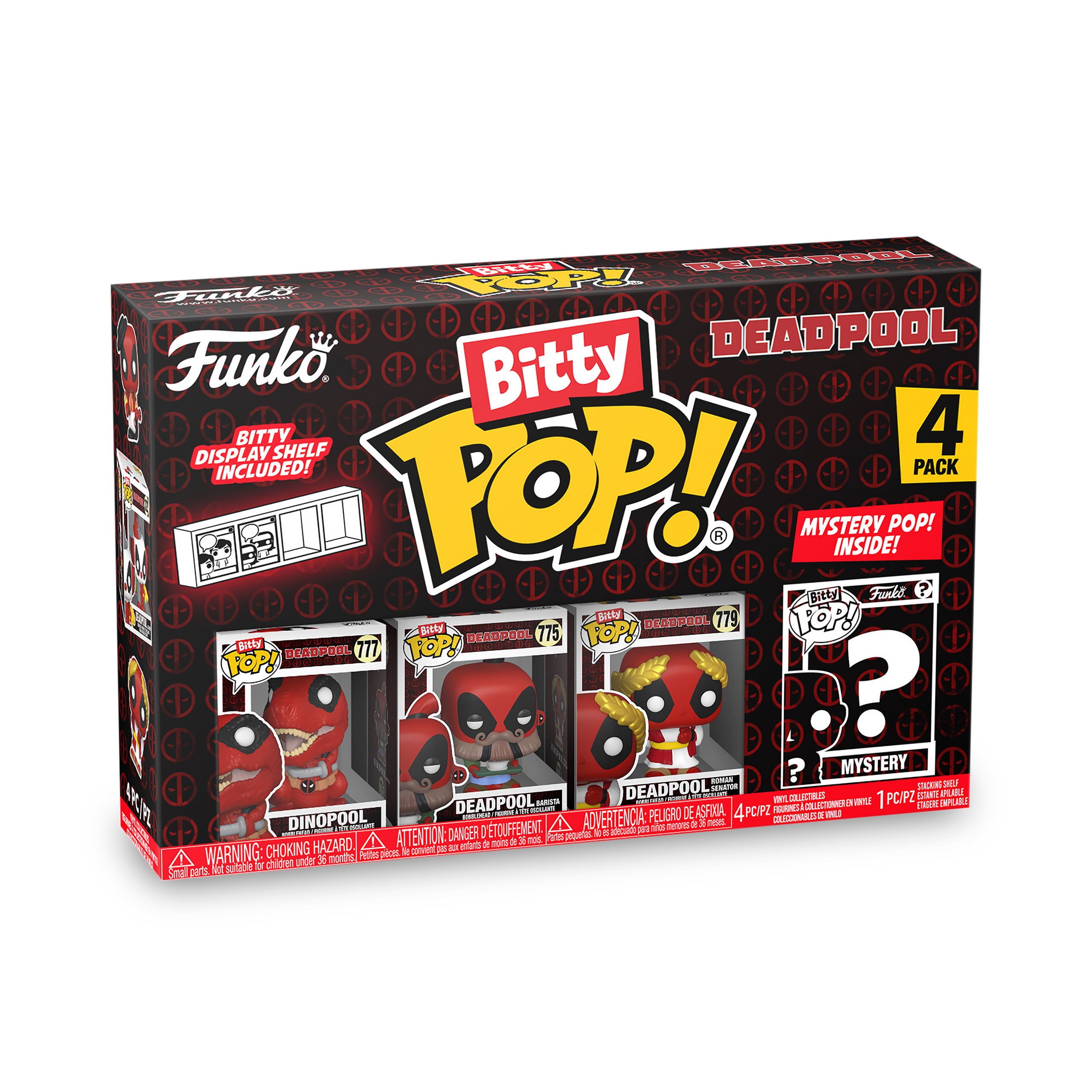 Image produit Deadpool - Funko Bitty Pop ensemble de 4 figurines série 3