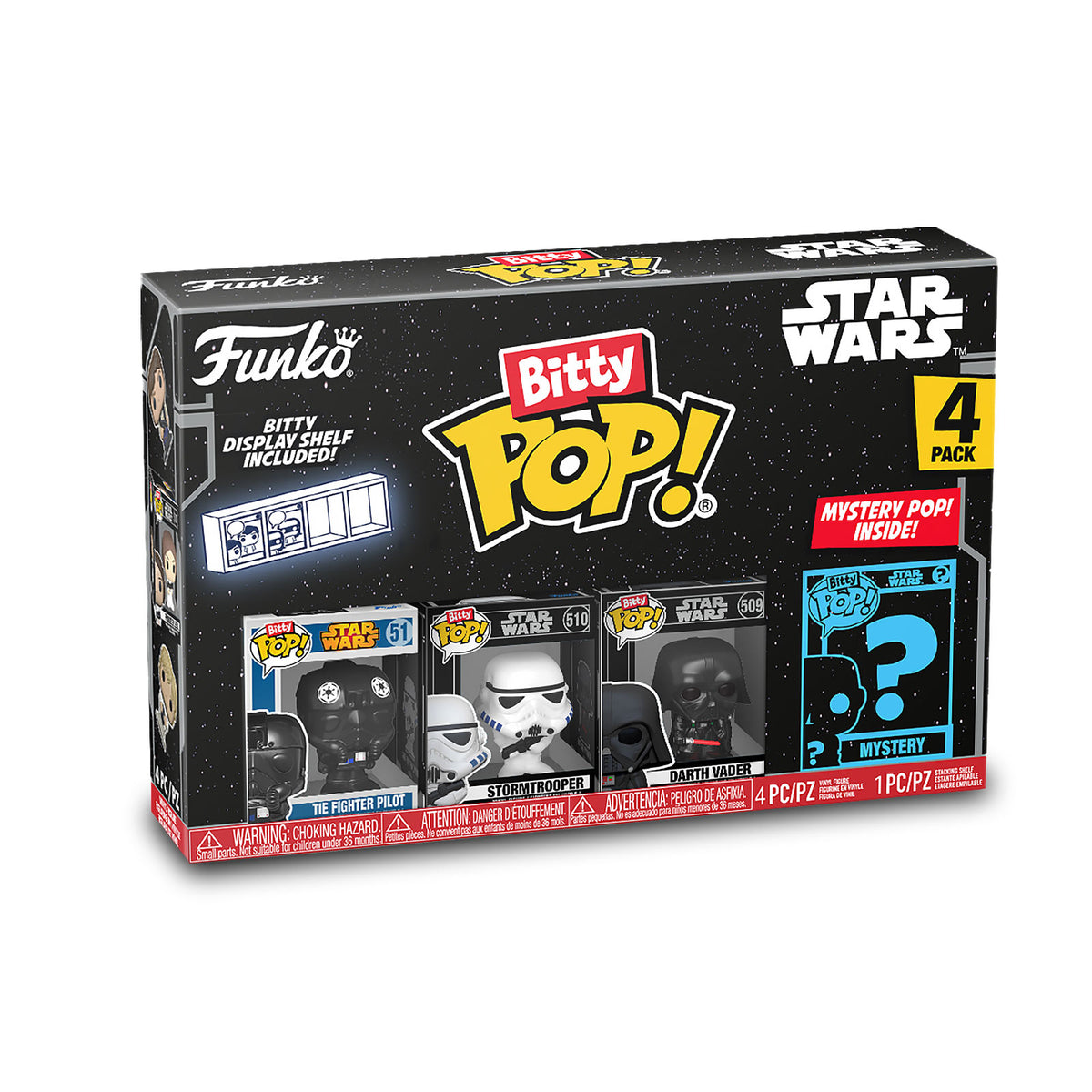 Image produit Star Wars - Funko Bitty Pop Set de 4 Figurines Série 4