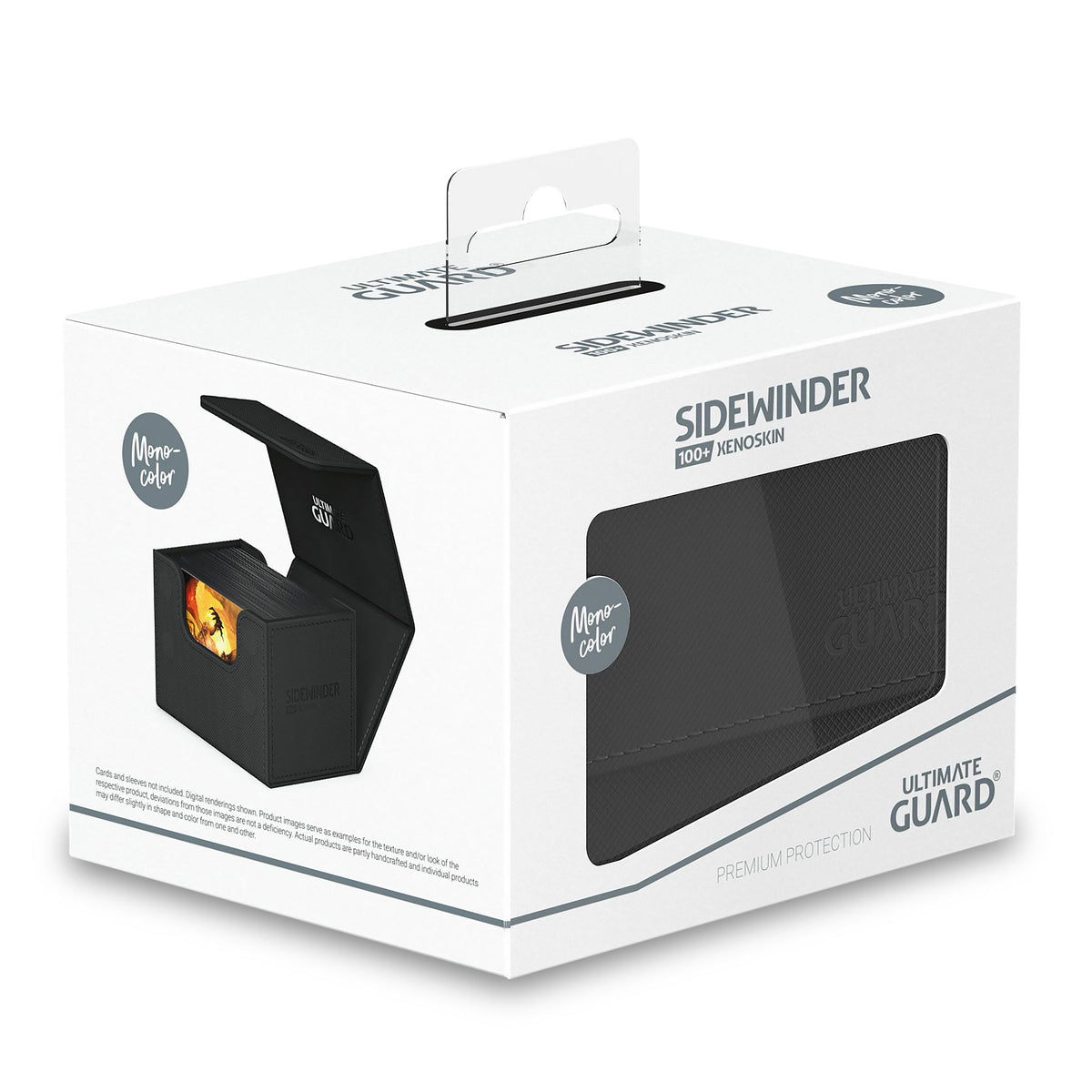 Image produit Boîte de cartes à collectionner Ultimate Guard noire pour 100 cartes