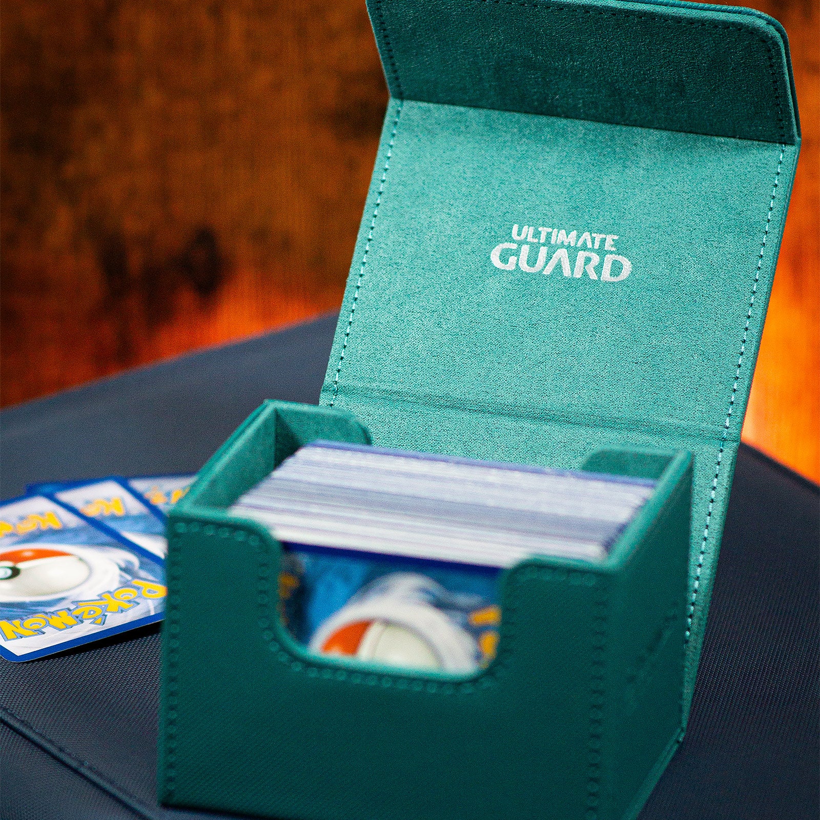 Image produit Boîte de cartes à collectionner Ultimate Guard bleue pour 100 cartes
