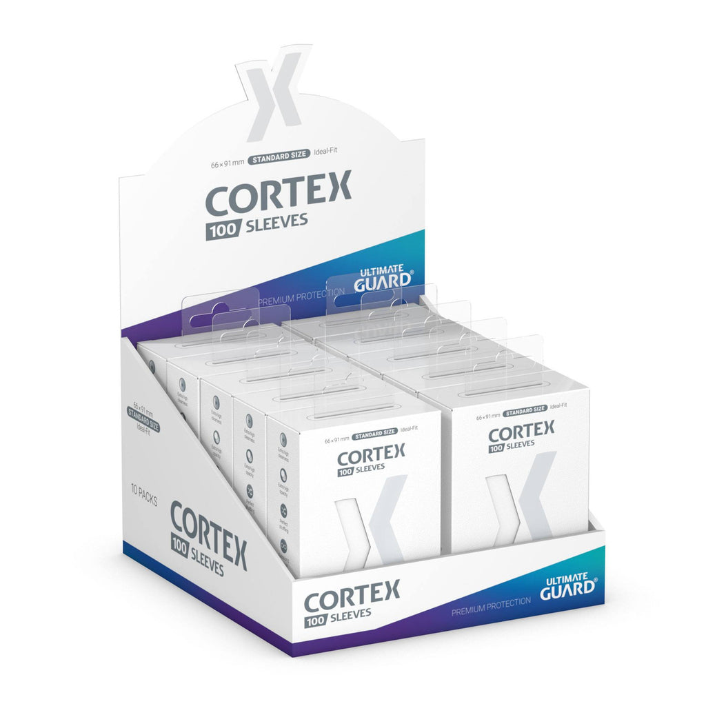 Image produit Pochettes Cortex Blanches 100 Pièces Ultimate Guard pour TCG Taille Standard