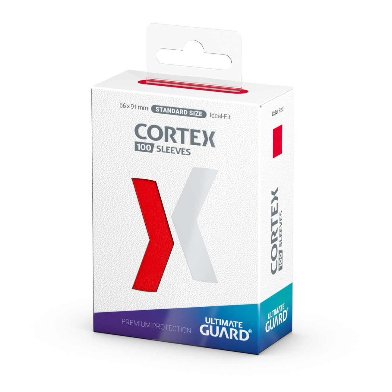 Image produit Protèges-cartes Cortex rouges (lot de 100) Ultimate Guard – format standard TCG