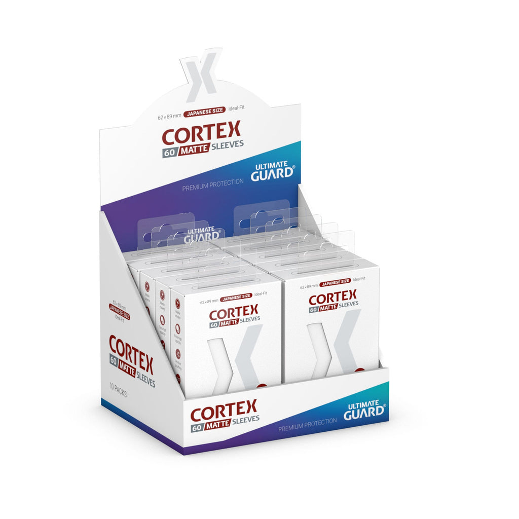 Product image Cortex Card Sleeves Matte White 60-Pack – Ultimate Guard, Japanese Size