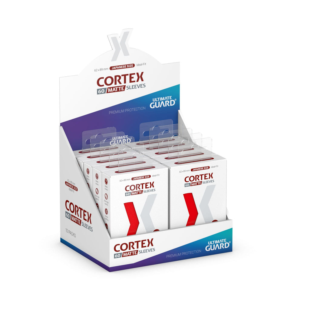 Image produit Pochettes Cortex rouge mat x60 Ultimate Guard pour TCG format japonais