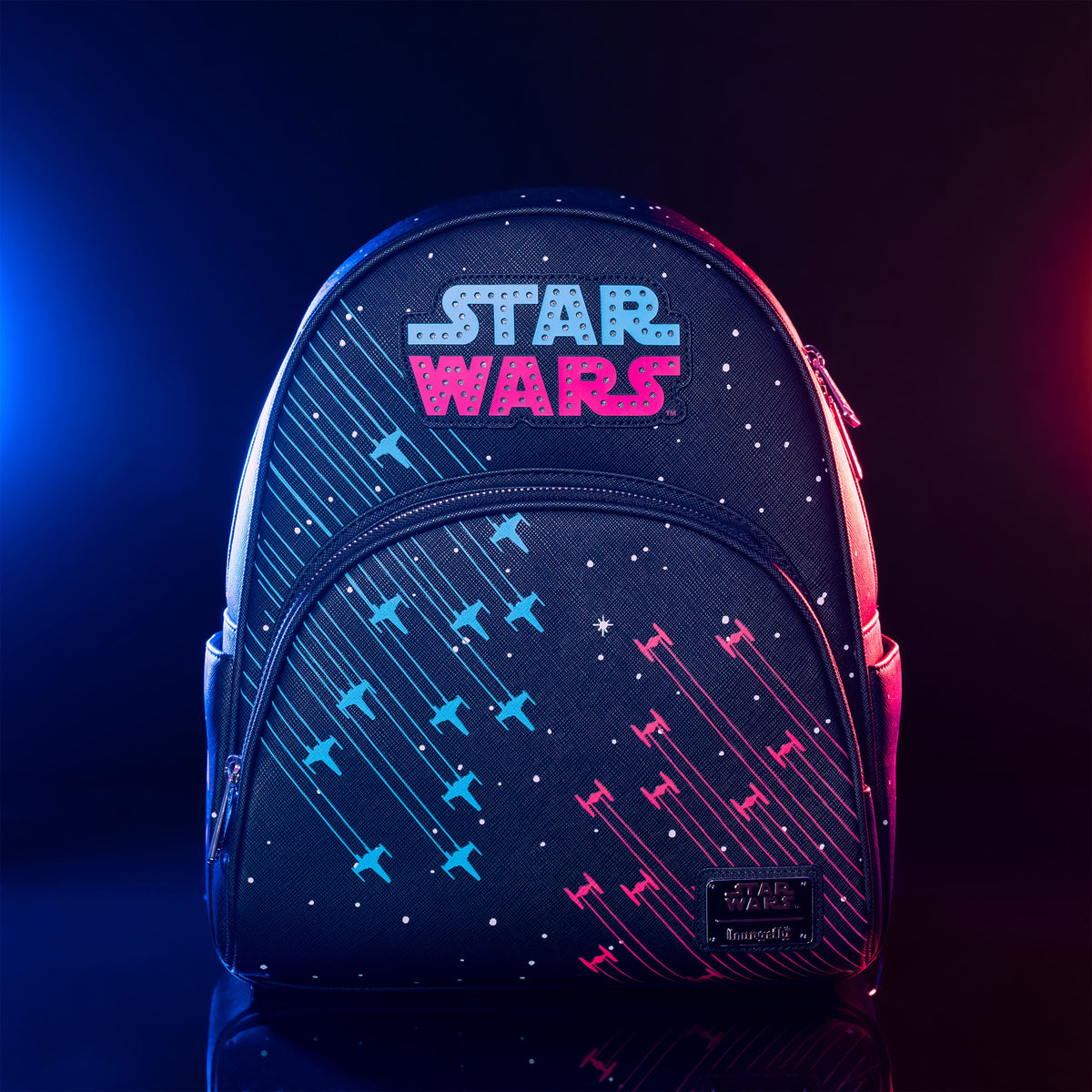 Image produit Star Wars - Sac à dos néon des années 70 avec lumière